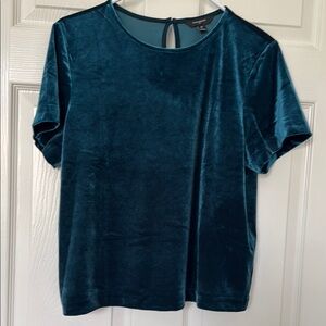 Banana Republic Green Short Sleeve Boxy Blouse